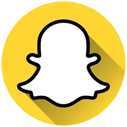 Snapchat Coloured Logo